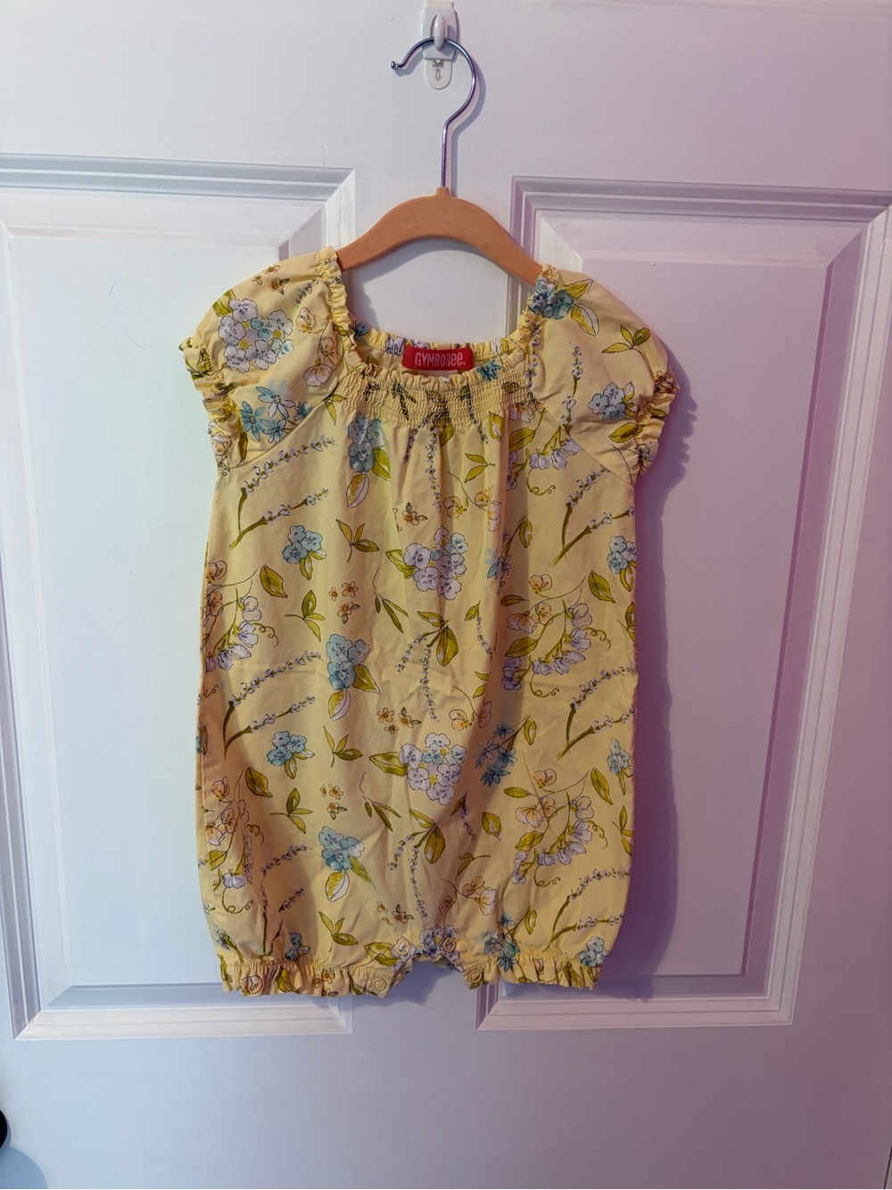 Gymboree Yellow Floral romper